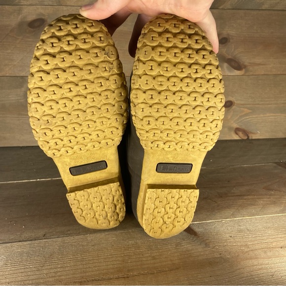 Ll Bean Womens size 6 duck boots brown waterproof hunting shoes - Picture 7 of 8